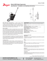 Dwyer Model 485B User manual