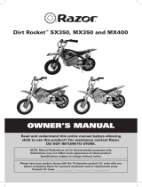 Razor&#174Dirt Rocket SX350, MX350 & MX400