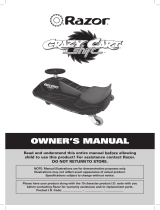 Razor Crazy Cart Shift Owner's manual