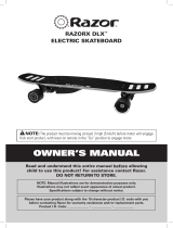 Razor RazorX DLX electric skateboard Owner's manual