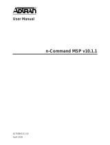 ADTRAN n-Command MSP User manual