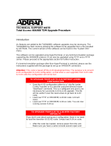 ADTRAN Total Access 604 Owner's manual