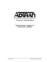 ADTRAN Total Access 1500 System Manual