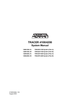 ADTRAN TRACER 4108-4208 User manual
