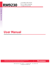 Acnodes RM9230 User manual