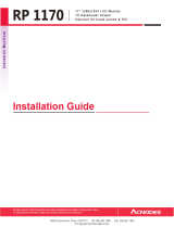 Acnodes RP1170 Installation guide