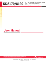 Acnodes KDM8190 User manual