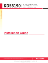 Acnodes KDS6190 Installation guide