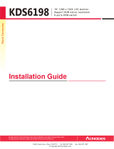 Acnodes KDS6198 Installation guide