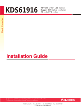 Acnodes KDS61916 Installation guide