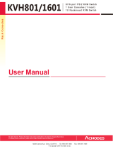 Acnodes KVH1601 User manual