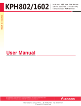 Acnodes KPH1602 User manual