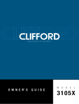 Clifford 3105X Owner's manual
