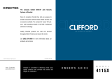 Clifford 4115X Owner's manual