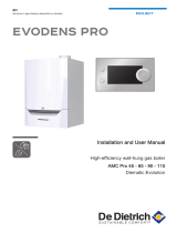De Dietrich Installation and User Manual High-efficiency wall-hung gas boiler - AMC Pro 45 - 65 - 90 - 115 - Diematic Evolution User manual