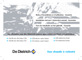 De Dietrich COR-EMAIL THS Owner's manual