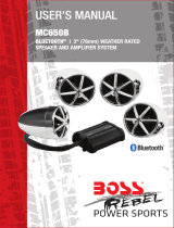 Boss Audio Systems MC650B Owner's manual