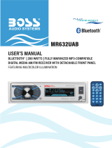 Boss Audio Systems Bluetooth Marine Digital Am Fm Receiver Detachable Panel User manual