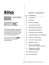 Boss Audio Systems Onyx Owner's manual