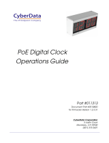 CyberData 011313 Operations Guide