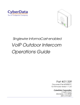 CyberData 011309 Operations Guide