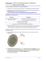 CyberData 011102 Quick start guide