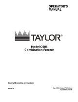 Taylor Model C606 Owner's manual