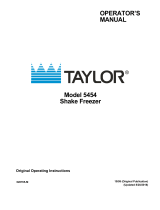 Taylor Model 5454 Owner's manual