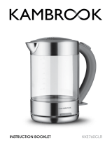 Kambrook 1.5 BPA Free Glass Kettle User manual