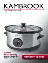 Kambrook Deluxe Multi-Setting Slow Cooker User manual