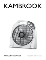 Kambrook Arctic 30cm Box Fan User manual