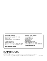 Kambrook Steamline Detach Steam Iron User manual