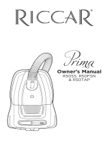 Riccar Prima Straight Suction User manual