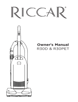 Riccar 30 Series Pet User manual
