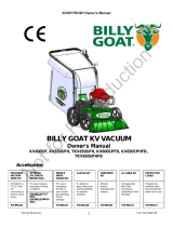 Billy Goat KV600SP User manual