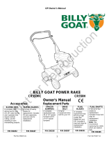 Billy Goat POWER RAKE, BILLY GOAT User manual