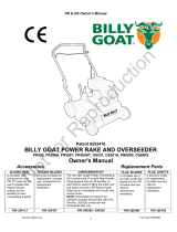 Billy Goat PR550H Owner's manual