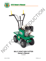 Billy Goat SC121H User manual