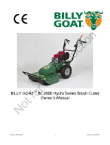 Billy Goat BRUSH CUTTER, BILLY GOAT User manual