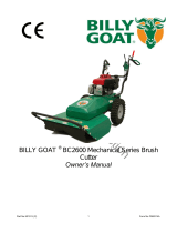 Billy Goat BC2600ICM Owner's manual
