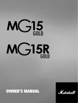 Marshall MG15 Owner's manual