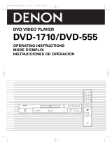 Denon DVD 555S User manual