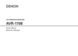 Denon AVR-1708 User manual