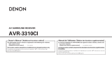 Denon AVR-3310CI User manual