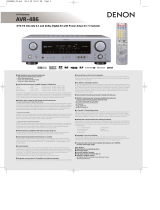 Denon AVR-486S Quick start guide