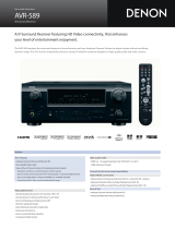 Denon AVR-589 Quick start guide