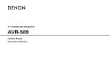 Denon AVR-589 User manual