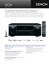 Denon AVR-590 Quick start guide