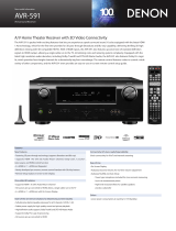 Denon AVR-591 Quick start guide