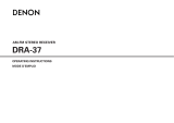 Denon DRA-37 Owner's manual